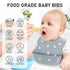 ME.FAN Silicone Baby Bibs for Babies & Toddlers | Adjustable Silicone Bibs Set of 2