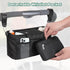 Universal Stroller Organizer Bag, Stroller Caddy with Insulated Cup Holders & Detachable Phone Bag and Shoulder Strap