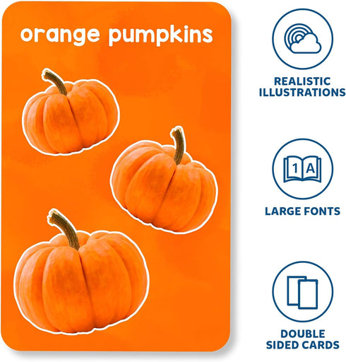 Skillmatics Thick Flash Cards for Toddlers, Letters, Numbers, Shapes & Colors, Montessori Learning Toys