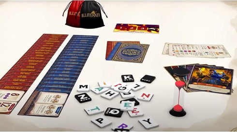 Gap Closer Games | Illiterati | Cooperative Board Game for 1 to 5 Players, Ages 7+, 30 Minutes