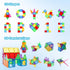 Crenova Magnetic Tiles Kids Toys, 40PCS Magnetic Blocks Building Toys for Toddler Educational Games