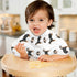 1 Pack vvfelixl Burp Cloths Bernedoodle Dog for Baby Boy Girls Baby Washcloths Burp Rags