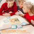 (6 6 0.6 HEELWIRE Wooden Geoboard,Montessori Toy,Graphical Mathematical Education Toy for Kids with Pattern Cards