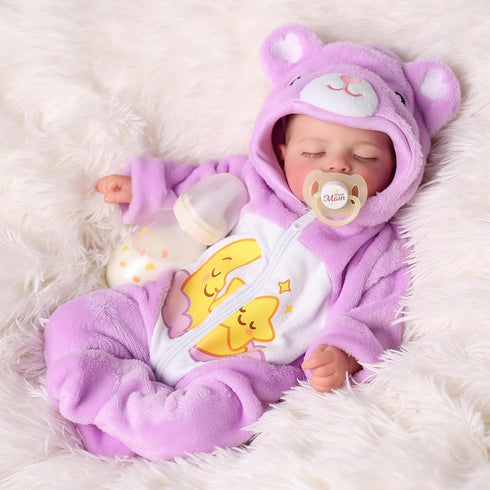 20 Inch 3+ BABESIDE Lifelike Reborn Baby Dolls, Realistic Newborn Baby Doll with Poseable Body, Real Life Baby Dolls