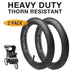 16 x 1.75/1.95/2.125 HEAVY DUTY Thorn Resistant Inner Tube Replacement for Baby Trend Expedition Jogger Strollers