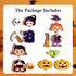 HUZU Halloween Snap Together Dress Up Building Blocks, Witch Vampire Skeleton Pumpkin Characters, STEM Gift for Kids