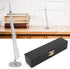 Miniature Flute, Copper Mini Musical Instrument with Stand and Case, Dollhouse Model Home Ornament
