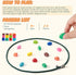 20 ESENHARBER Magnet Game with String, Colorful Magnet Stones for Family and Party, Magnetic Chess Game