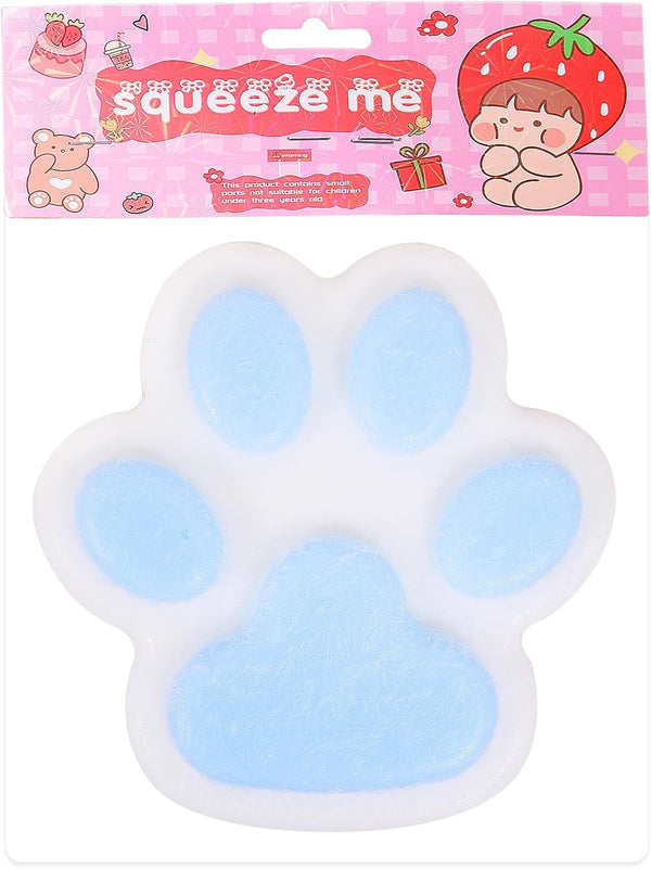 JIACAI 1pcs 5.5in Big Cat Paw Squishy FuFu Squishy Cute Adorable Soft Silicone