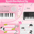 37 3-8 Kids Toddler Toy Piano Keyboard - Key Pianos for Kid Music Toys Instruments with Microphone | Unlock Musical