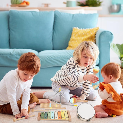 1 2 3 4 Set 1-2 2-3 3-4, Toys for Year Old Boys Girls, Musical Instruments for Toddler Age Baby Montessori Toy Gifts