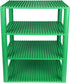 Strictly Briks Classic Big Briks Stackable Baseplates, Large Pegs for Ages 3 and Up, Green, 1 Piece, 13.75" x 16.25"