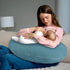 Hooyax Baby Muslin Nursing Pillow Cover and Waterproof Nursing Pillow Cover, Soft and Stretchy Feeding Nursing Covers