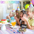 Hicarer 100 Pieces Toy Gems, Pirate Treasure Jewels, Fake Acrylic Gems with Drawstring Bag for Party Decorations