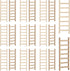 20 Pcs Mini Garden Ladder, 2.36''x 0.78'' Wooden Doll House Accessories for Landscape Decor
