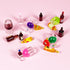 Mini Wine Bottles Cake Toppers with 12 Mini Wine Bottles, 5 Mini Wine Glasses, 21st Birthday Cake Topper