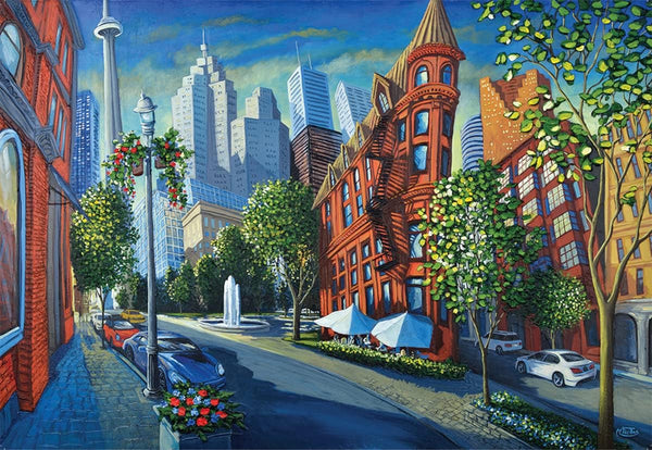 Ravensburger The Flat Iron Building Toronto 1000 Piece Jigsaw Puzzle for Adults - Unique Pieces