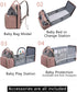 Backpack houscly Diaper Bag with Changing Station: Pink Baby Bags for Girls Boys New Mom Gifts Paaleras Para Bebe Baby