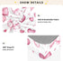 CZXW 52" 28" Pink Bowknots Crib Sheets Fitted x Natural Cotton Soft & Breathable for Baby Crib Mattress