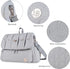 Backpack Backpack Lmbabter Diaper Bag Convertible Messenger Bag Travel Maternity Bags Stylish Baby Bag with Changing