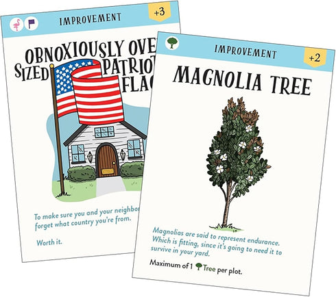 13+, 2-6 Blue Star Press: Grass is Greener - A Card Game of Neighborly Sabotage, Strategize & Scheme, Humorous Family
