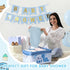 Tiangrid 15.75 11.81 8.27 Inches Nursery Storage Dinosaur Baby Storage Basket for Baby Shower Dinosaur Basket
