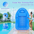 MoKo Pool Floats Adult, Large Floating Bed with Ice Bar, Tanning Bed Pool Raft Inflatable Lounger with Drink Holder
