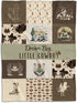 Western Blanket, Western Decor for Nursery Room, Baby Blankets for Boys Girls,