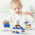 300 Pcs Classic Building Bricks, Light Gray Bulk Bricks, Creative Building Block Toys Compatible with Major Brands for