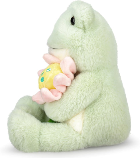 IKASA Frog Stuffed Animals Plush Toys,13.5" Cute Plushie Soft Small Fluffly Cuddly Toy, Gifts for Family Kids Girls Boys
