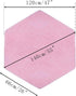 Princess Tent with Rug & LED Star Lights, Large Playhouse for Girls Kids, Indoor Outdoor Games, 140*135cm