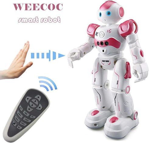 RC Robot Toys Gesture Sensing Smart Robot Toy for Girls, Singing, Dancing, Speaking, Christmas Birthday Gift