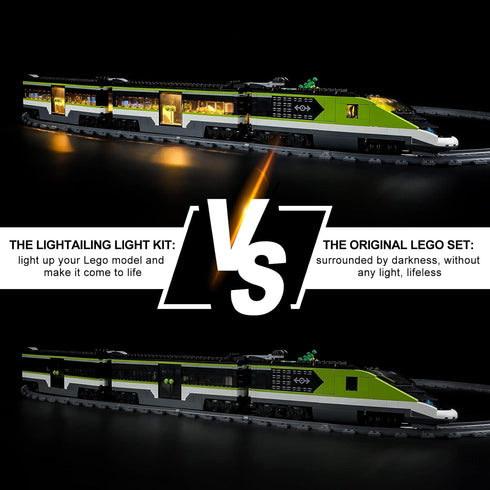 LIGHTAILING Light Kit for Lego 60337 Express Passenger Train - Led Lighting Compatible with Lego Building Blocks Model