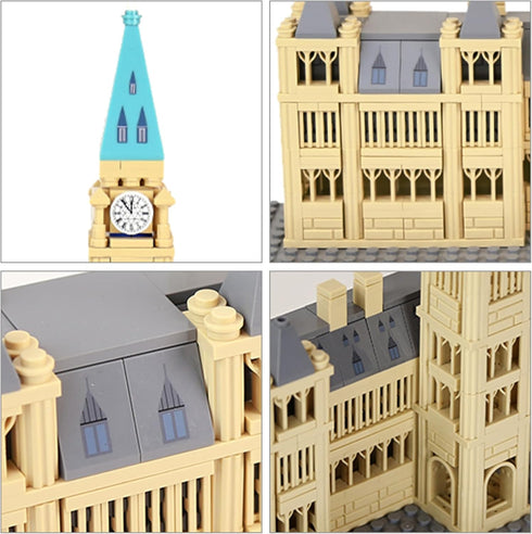 Oichy Building Blocks Set, Parliament Hill Architecture Model Kits, 608 PCS Creative Toy for Adults and Kids