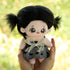 20cm CALEMBOU Plush Doll, Cotton Doll with Skeleton, Cute Anime Plushies Soft Stuffed Dress Up Doll, Kawaii Plush Toys