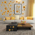 135 Pcs Sunflower Wall Sticker, Removable 3D Waterproof Decor for Kids, Mother's Day, Bathroom, Kitchen