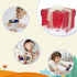 Baby Teething Toys, Food Grade Silicone Teether for Babies 3-18 Months, TV Remote Shape Chew Toys (Black+Khaki)