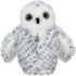Bearington Collection Snowy Owl Plush Stuffed Animal, 8-Inch Soft & Fluffy Design for Kids & Babies