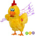 Electric Chicken Stuffed Animal Toy | Dancing Chicken Plush Toy with Sound and Music