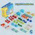 110pcs 60 3 4 5 6 7 8 Marble Run Toy, Marble Maze Kit STEM Educational Learning Toy for Kids, Mable Race Construction