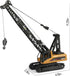 duturpo 1/50 Scale Metal Diecast Crane Truck Toy, Metal Construction Vehicles Model for Boys, Crane Machine Toy