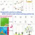25 Toys,Album Color Book Finger Painting Kit Drawing Educational Tool Kit,Washable Children's Supplies for Birthday
