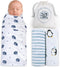 Baby Sparrow BabySparrow Muslin Swaddle Blankets 3-Pack Large 47x47 Cotton Baby Swaddles for Newborns,