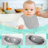 Accmor 6 Pack Soft Cotton Baby Bibs for Infants - Ideal for Drooling and Teething