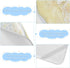 SyXIOP 28" 52" Shells Lying on The Sandy Beach Cooling Baby Waterproof Crib Mattress pad x Reusable Crib Padding