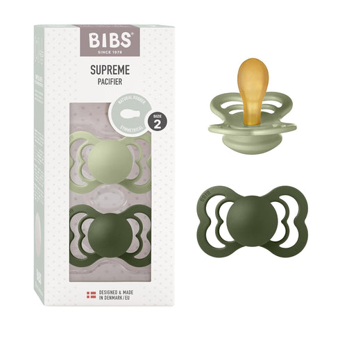 BIBS Pacifiers - Supreme Collection | BPA-Free Baby Pacifier | Made in