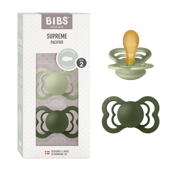 BIBS Pacifiers - Supreme Collection | BPA-Free Baby Pacifier | Made in