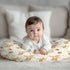 Wicbfdfv Cute Dogs American Football Nursing Pillow Cover Stretchy Removable for Baby Girls Boys Puppy Dog Baseball