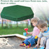 MIKIMIQI (230X200cm) Sandbox Cover, Hexagon Sandbox Sandpit Cover with Drawstring Waterproof Sandbox Pool Cover Oxford