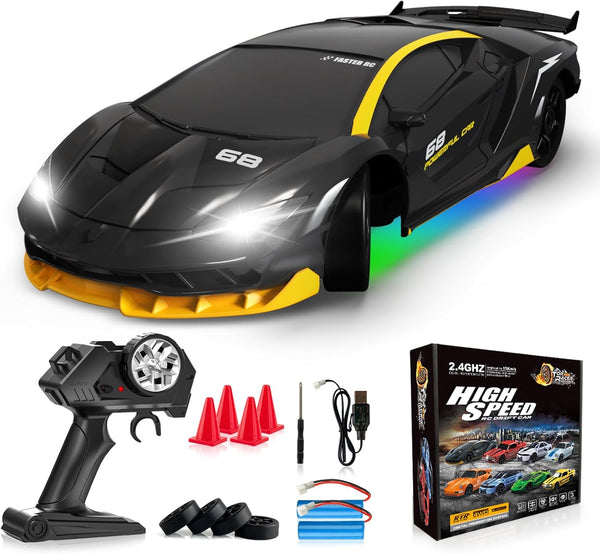 RC Drift Car Remote Control Car 2.4GHz 1/24 4WD 15KM/H High Speed